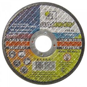   LUGA 125x6mm M14 hajlított csiszolótárcsa fémhez kifutott