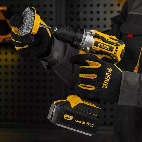 DENZEL 75 mm fazékkorong fúróba, csésze alak, INOX préselt, kreppelt acél huzal