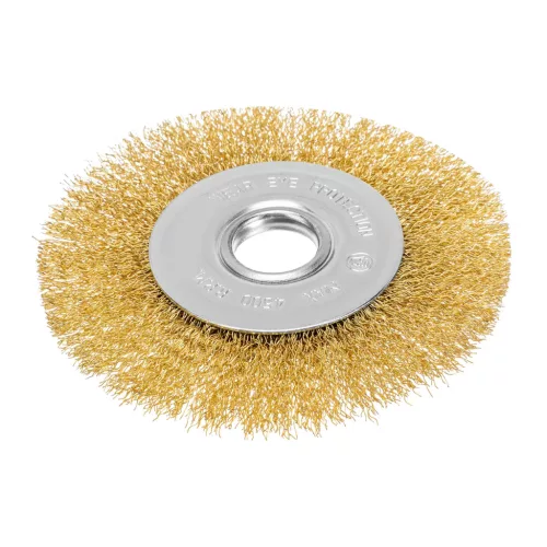 MTX 125xM14 réz drótkorong lapos, sarokcsiszolóhoz kreppelt 0.3mm acéldrót