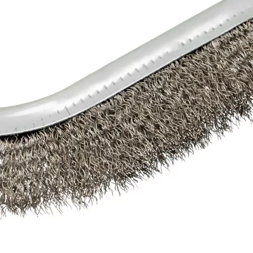 DENZEL INOX acél drótkefe műanyag nyéllel