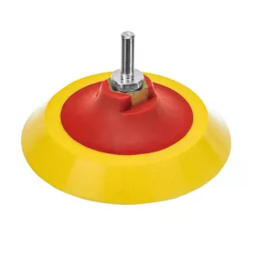   MTX 125mm tépőzáras csiszolópárna tengellyel fúrógéphez/ sarokcsiszolóhoz