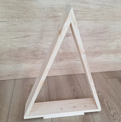 Hazai minimalista karácsonyfa polc/ polcdísz talppal 59x45x10