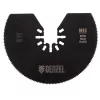 DENZEL 80 x 1,2 mm HSS szegmens fűrészlap multifunkciós géphez, fém/ fa/ műanyag, félkör, finom fogazat
