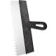 SIBRTEH 350mm 6x6mm fogazott spatulya rozsdamentes, műanyag nyéllel