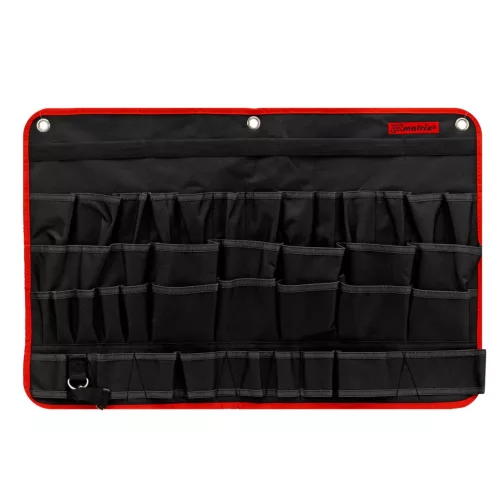 MTX 675x450mm 38 zsebes fali szerszámtartó, gyöngyvászon