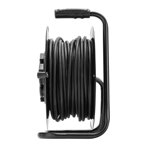 DENZEL 25 m 16 A IP44 hosszabbítótekercs, kábeldob, 4 aljzat, H05RR-F, 3G*1,5mm