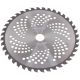 KRONWERK fűkasza bozótvágó tárcsa 230x25,4mm 40 fogas keményfém lapkás
