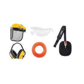 DENZEL 6 részes fűkasza védőeszköz csomag+ damil