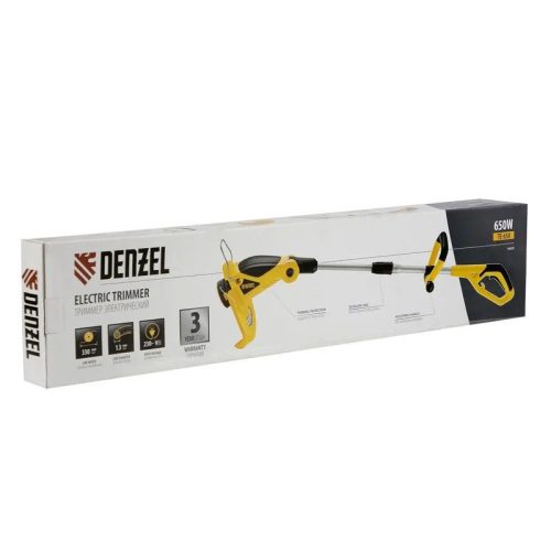 DENZEL 33 cm 550W elektromos fűkasza szétszedhető, TE-550 3 év garancia