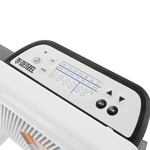 DENZEL 2000W hibrid programozható elektromos konvektor HybridX-2000 IR 30m²