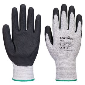   PortWest bélelt mártott nitril kesztyű M Diamind Knit Grip 13