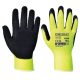 Portwest 11/XXL mártott latex védőkesztyű A340 Hi-Vis grip