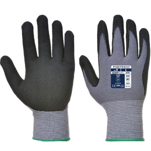 Portwest XL/10 precíziós szerelőkesztyű, védőkesztyű, A350 Dermiflex