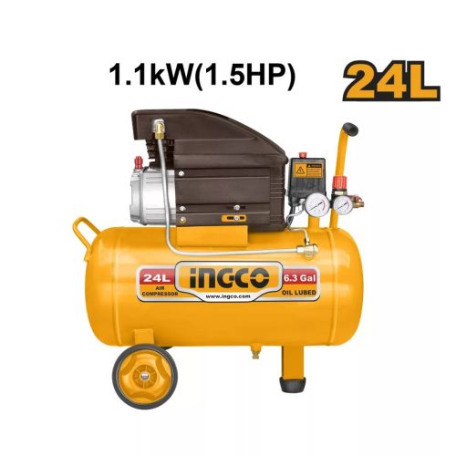 INGCO 24L 8bar kompresszor 1,1 kW 