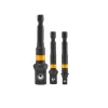 INGCO 1/2", 1/4", 3/8" dugókulcs adapter 3 részes