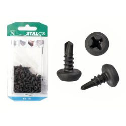 STALCO PERFECT 3,9x11mm 100db PH2 D fejű borsika csavar vázrögzítő csavar önfúró, foszfátozott