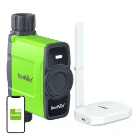   RainPoint Wifi Smart 1 zónás öntözésvezérlő, tömlő időzítő, kapuval