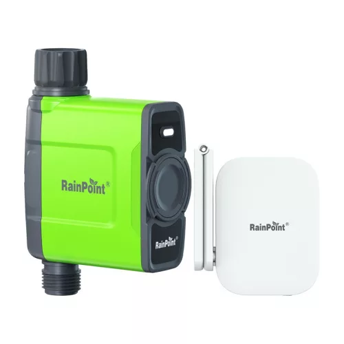 RainPoint Wifi Smart 1 zónás öntözésvezérlő, tömlő időzítő, kapuval
