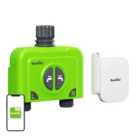   RainPoint WiFi Smart 2 zónás öntözésvezérlő, tömlő időzítő, gateway-jel