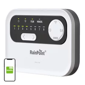   RainPoint 8 zónás öntözésvezérlő, WiFi Smart esőztető vezérlő
