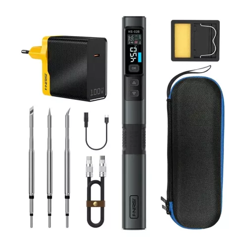 FNIRSI HS-02B F 100 W intelligens forrasztópáka