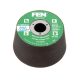 110x55mm P36 fazékkő tárcsás csiszológépekhez, fém, befogás 22,2mm FK P36