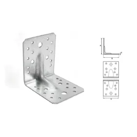 KOELNER 105x105x90mm erősített sarokösszekötő szeglemez