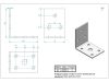 Koelner 50x50x35mm  sarokösszekötő szeglemez, vast.: 2,0mm
