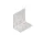 KOELNER 60x35x60mm nem egyenlő szárú sarokösszekötő 2,5mm vastag KO D ZN- 6356/2,5
