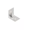 KOELNER 70x70x55mm erősített egyenlőszárú sarokösszekötő 2,5mm vastag KO D ZK- 70 WZ/2,5