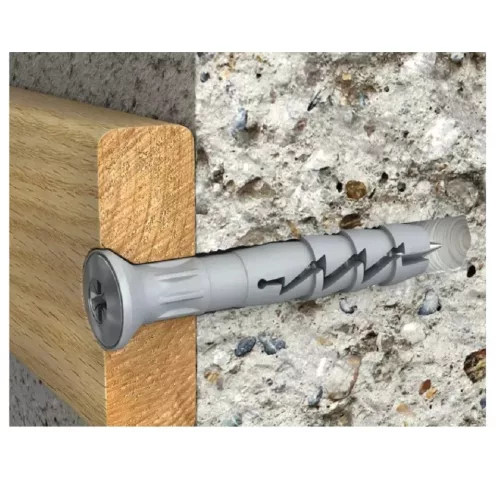 KOELNER 10db 8X80mm beütődűbel tölcsér peremmel, csavarral B-FXK-08l080