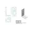 KOELNER 150x90x65mm erősített sarokösszekötő 2,5mm vastag KO D ZK-150x 90 WZ/2,5