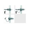 KOELNER 16x36 mm 12db csavarmenetű gipszkarton dübel D fejű 3,9x32mm csavarral R-S3-DRA01/12 bliszter