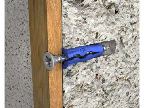 KOELNER 12 db 5x24mm UNO szett univerzális tipli+ csavar R-S11-UNO-05+/40