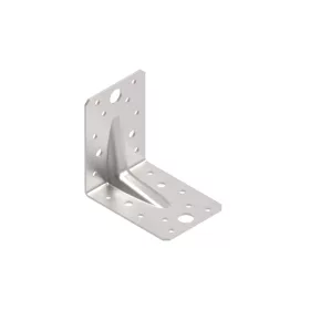   KOELNER 90x90x65mm erősített sarokösszekötő szeglemez, vast.: 2mm, KO D ZK- 90 WZ/2