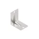 KOELNER 90x90x65mm erősített sarokösszekötő szeglemez, vast.: 2mm, KO D ZK- 90 WZ/2