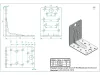 KOELNER 90x90x65mm erősített sarokösszekötő szeglemez, vast.: 2mm, KO D ZK- 90 WZ/2