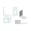 KOELNER 140x140x90mm erősített sarokösszekötő 2,5mm vastag KO D ZK-140x140 WZ/2,5