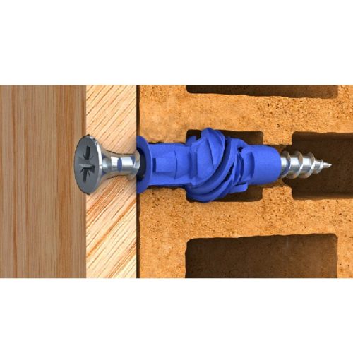 14db 4ALL csavar+ nagyteljesítményű nylon dübel szett 10x50mm- 6x60mm csavarral R-SLM114ALL10+6060 szortimenterben