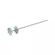 KUBALA Ø75x500mm 10kg-os festékkeverő, szár Ø8mm