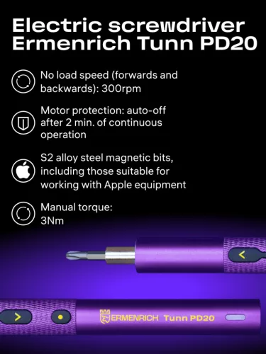 Ermenrich Tunn PD20 elektromos csavarhúzó