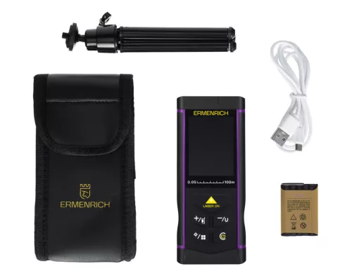 Ermenrich PRO LR100 lézeres mérő, kamerával