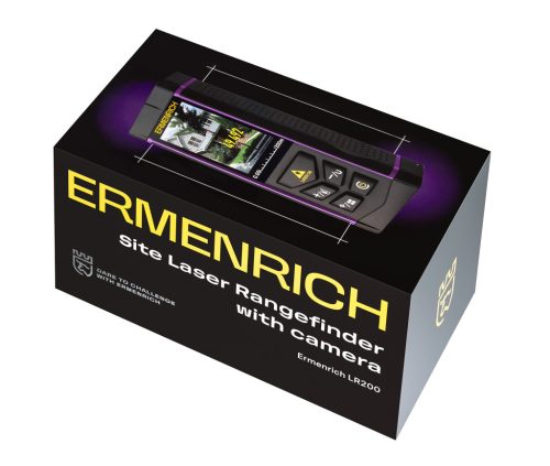 Ermenrich PRO LR200 lézeres mérő, kamerával