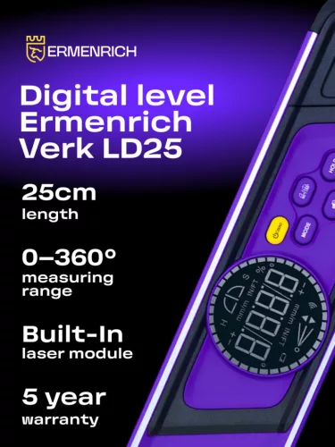 Ermenrich Verk LD25 digitális szintező lézerrel