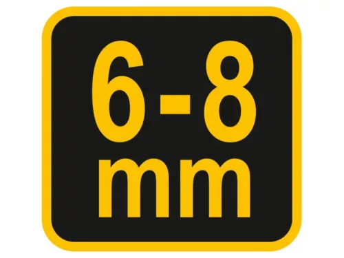 Vorel 6-8 mm betonvas hajlító 16x12x5mm, Biglar hajlító