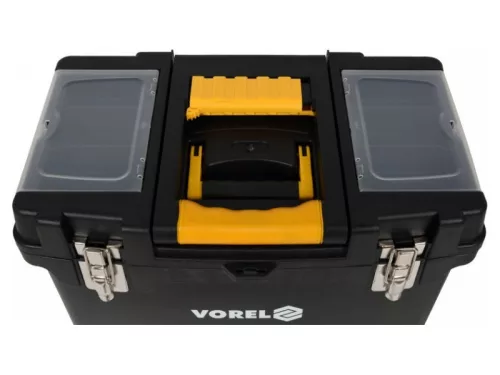 VOREL Szerszámosláda kerekes 3 részes 450X 280X 820 mm