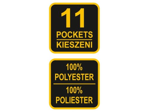 VOREL Szög és szerszámtartó övtáska 11 zsebes