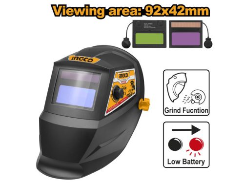 INGCO automata hegesztőpajzs 2 szenzoros DIN 9–13