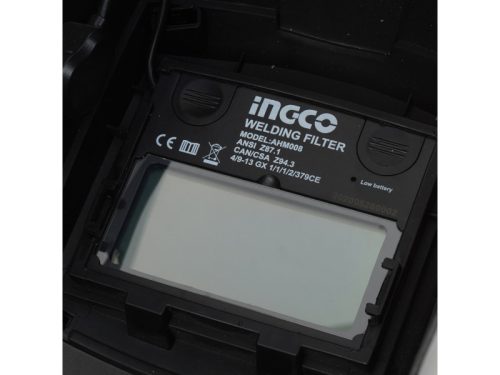 INGCO automata hegesztőpajzs 2 szenzoros DIN 9–13