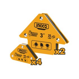 INGCO 6db mágneses hegesztési munkadarabtartó készlet